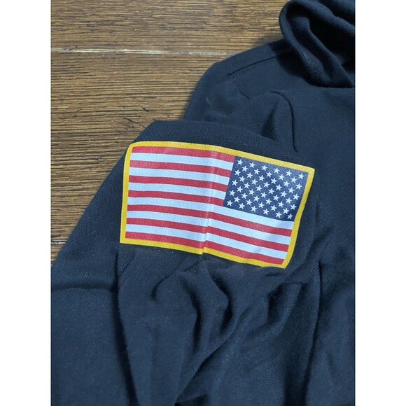 Kansas State Nike Men’s Sz L 2025 Military Dri FIT Black Long Sleeve Hoodie NWT - Picture 2 of 5